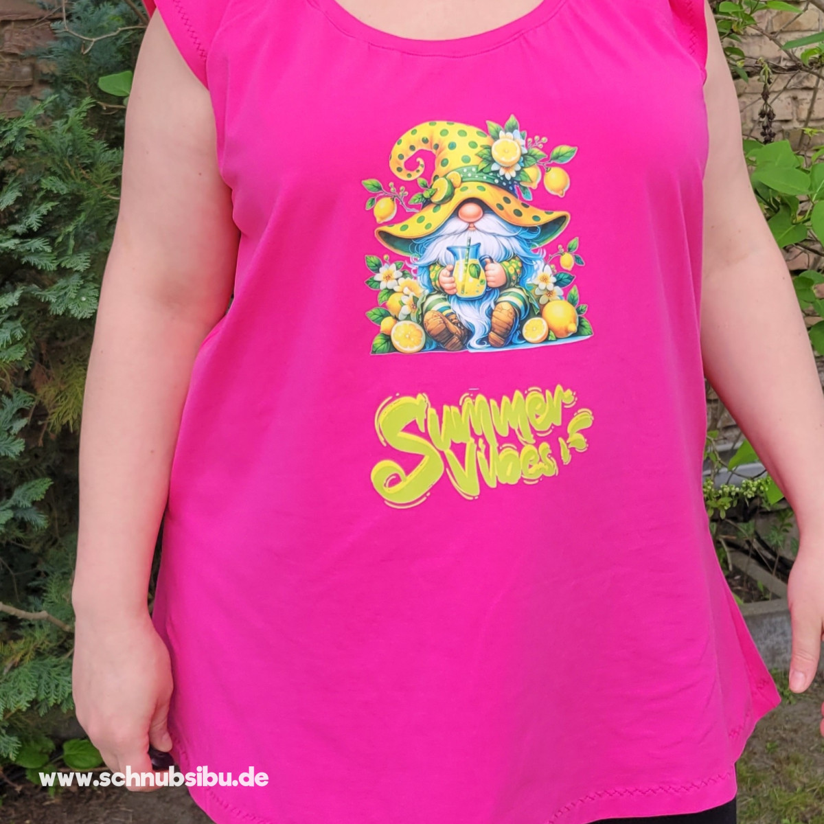 Bügelbild Wichtelkollektion - Summer Vibes gelb